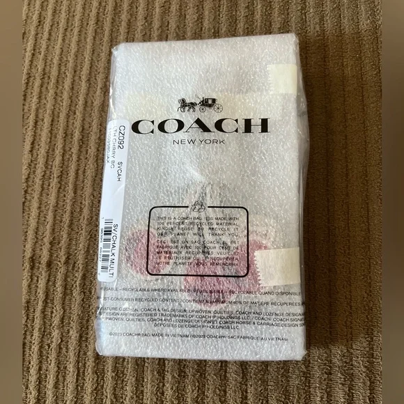 Coach Cherry Bag Charm nwt in packaging - Picture 2 of 3